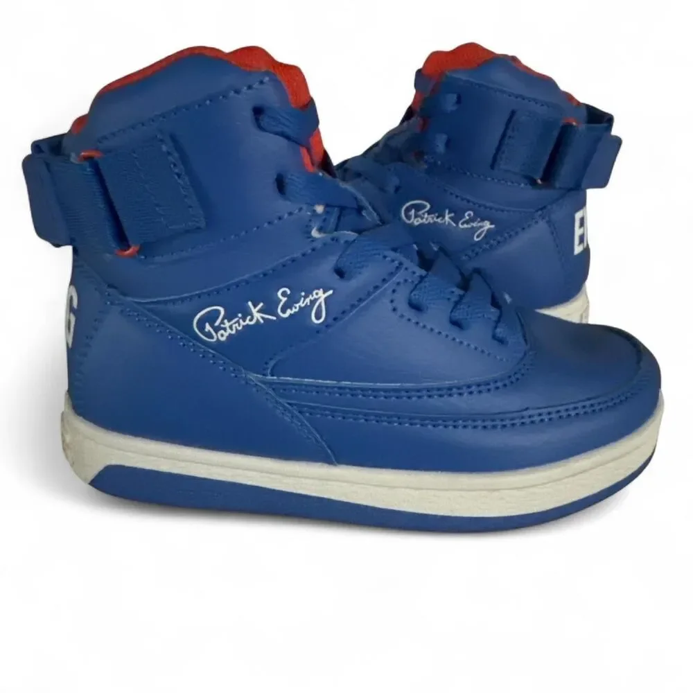 Patrick Ewing Kids Orange and Blue Sneaker Pre-School 13